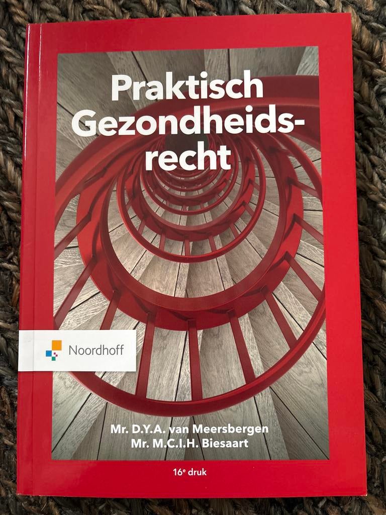 Praktisch Gezondheidsrecht - 16e druk, Boeken, Ophalen of Verzenden, Gamma, Nieuw, HBO