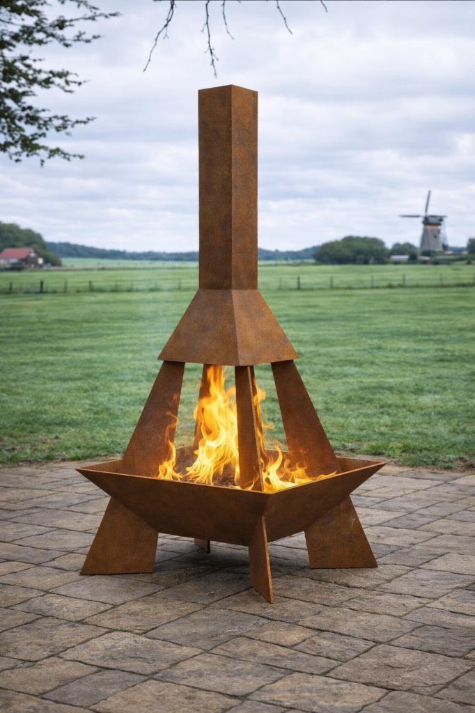 Cortenstalen Tuinhaard 3mm, Tuin en Terras, Ophalen of Verzenden, Nieuw