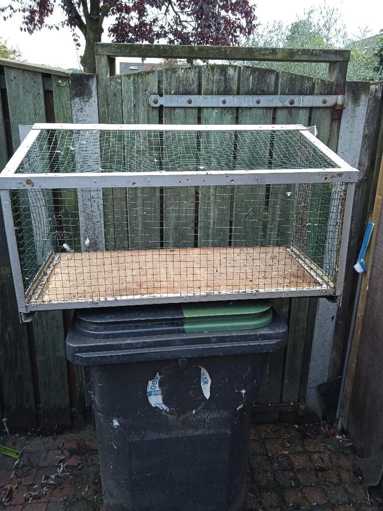 duivenren, Ophalen, Gebruikt, Aluminium, Vogelkooi