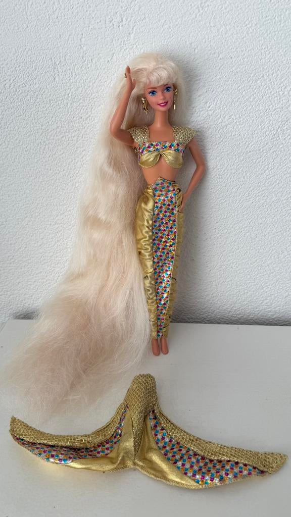 Barbie Jewel Hair Mermaid Mattel, Ophalen of Verzenden, Zo goed als nieuw, Pop