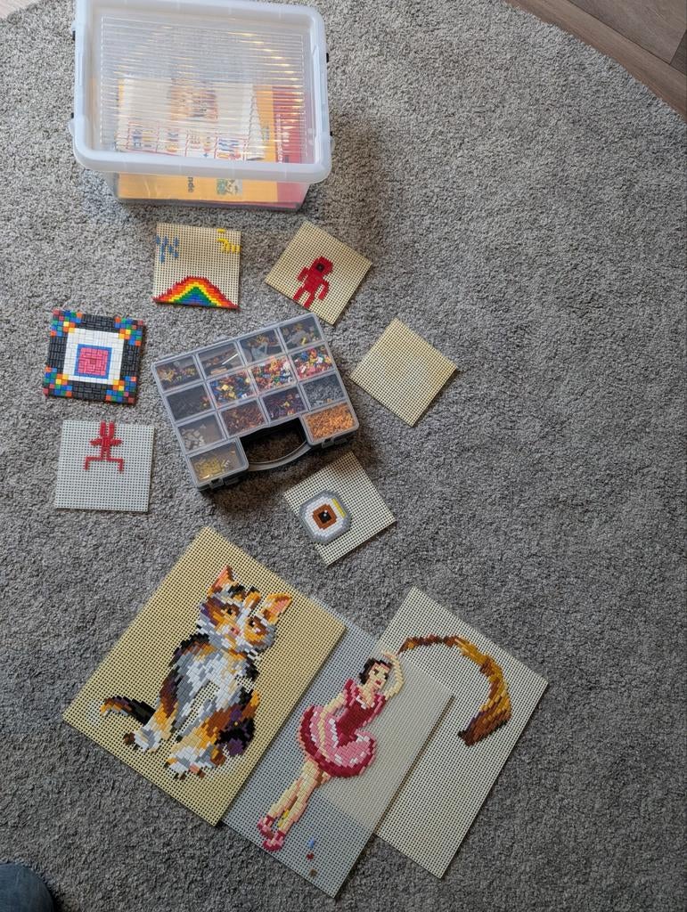 Leuke verzameling Ministeck met verschillende grondplaten, Ophalen of Verzenden, Gebruikt, Box-set