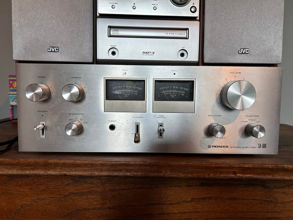 Pioneer SA-606 Stereo Versterker - Vintage Klassieker, Ophalen, Gebruikt, Stereo, Pioneer