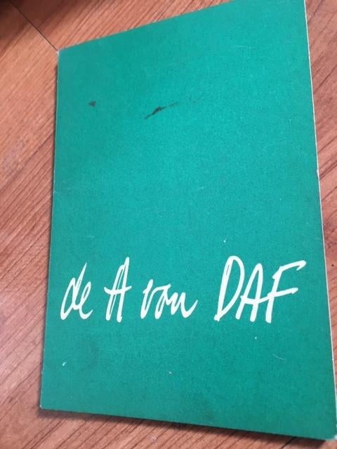De A van DAF origineel boekje/brochure/auto folder, Ophalen, Overige merken