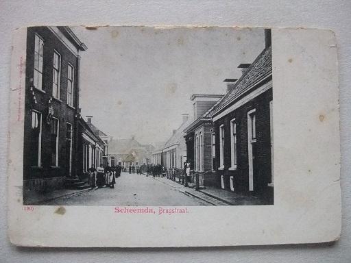 P147 Scheemda - Brugstraat, Verzenden, Voor 1920, Ongelopen, Groningen