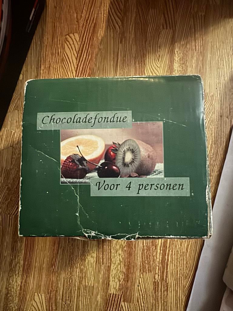 Chocolade Fondue Set voor 4 personen, Ophalen, Gebruikt