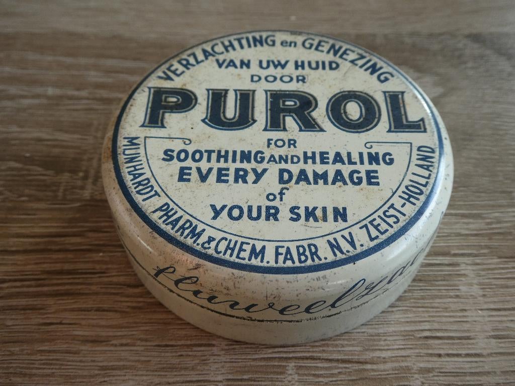 Purol blikje, Verzamelen, Ophalen of Verzenden, Gebruikt, Overige, Overige merken