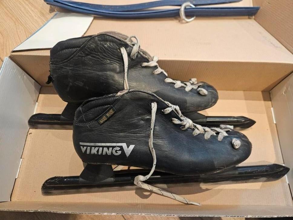 Viking- leren lage Noren maat 41, Ophalen of Verzenden, Gebruikt, Noren, Overige merken