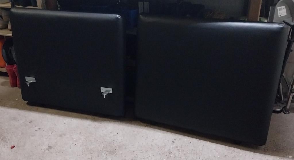 2x Ikea vallentuna murum zwart rugleuning, Huis en Inrichting, Ophalen
