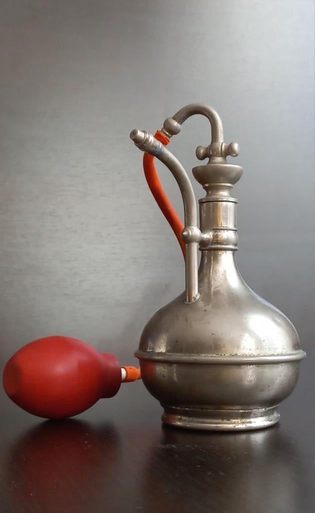 Zeer mooie antiek parfumverstuiver, Ophalen of Verzenden