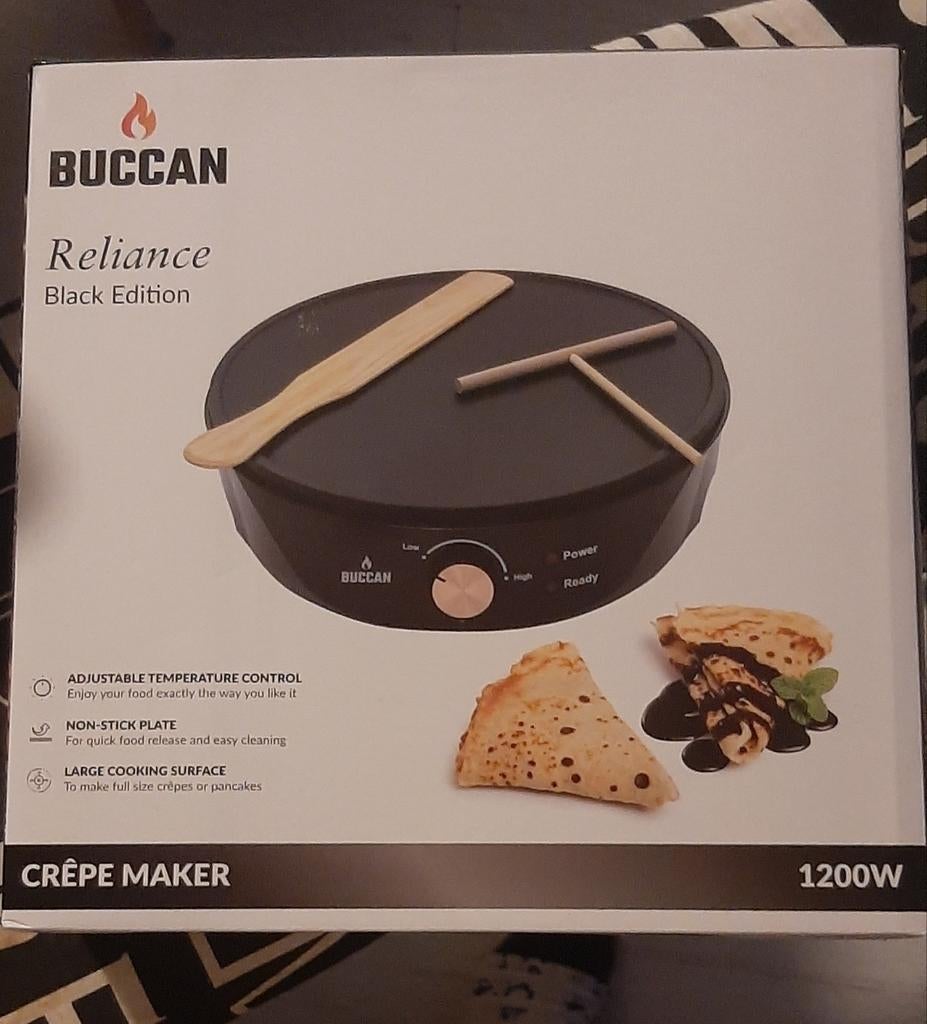 Crêpe maker - Nieuw in doos, Ophalen of Verzenden, Vaatwasmachinebestendig, Nieuw, Tafelgrill