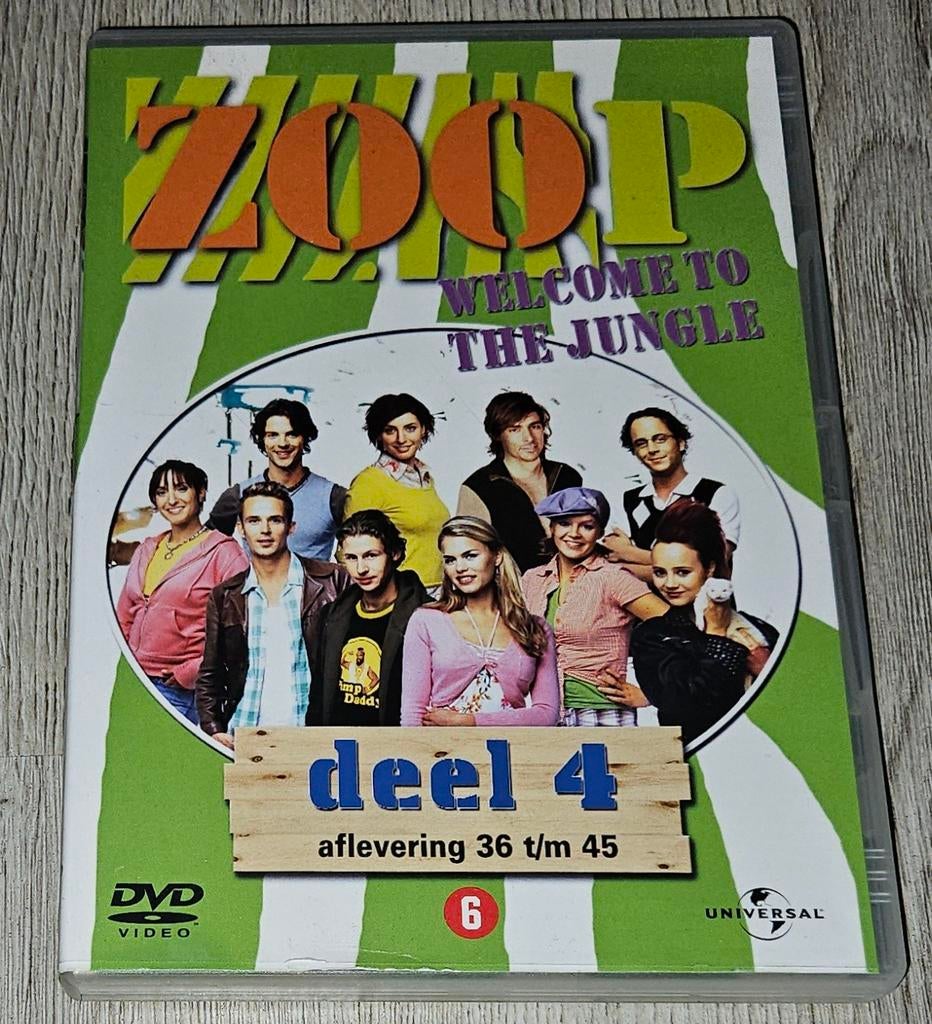 ZOOP - Welcome to the Jungle - Deel 4 DVD, Alle leeftijden, Ophalen of Verzenden, Zo goed als nieuw, Boxset