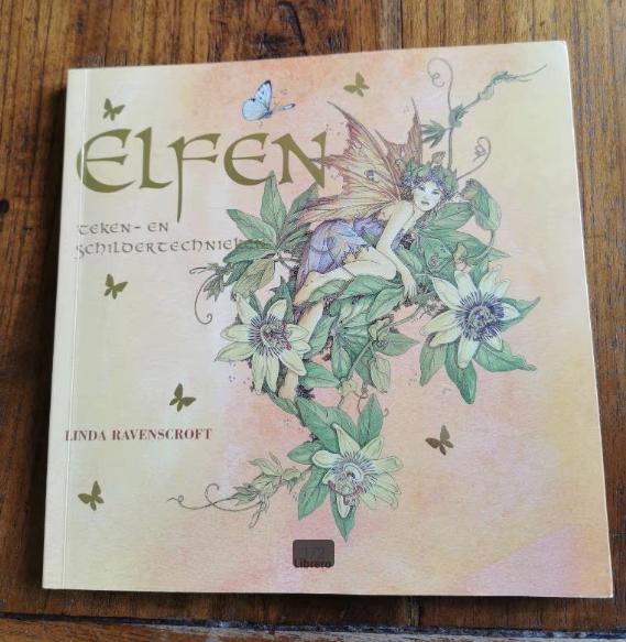 Elfen, Teken- en Schildertechnieken, Linda Ravenscroft., Zo goed als nieuw, Tekenen en Schilderen, Linda Ravenscroft, Ophalen of Verzenden