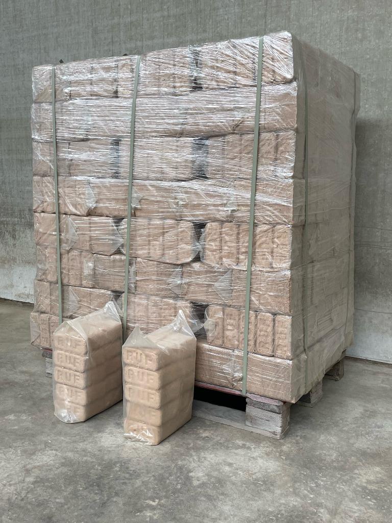 ruf briketten mix eik/beuk, Tuin en Terras, Haardhout, Minder dan 3 m³, Ophalen, Overige houtsoorten, Blokken
