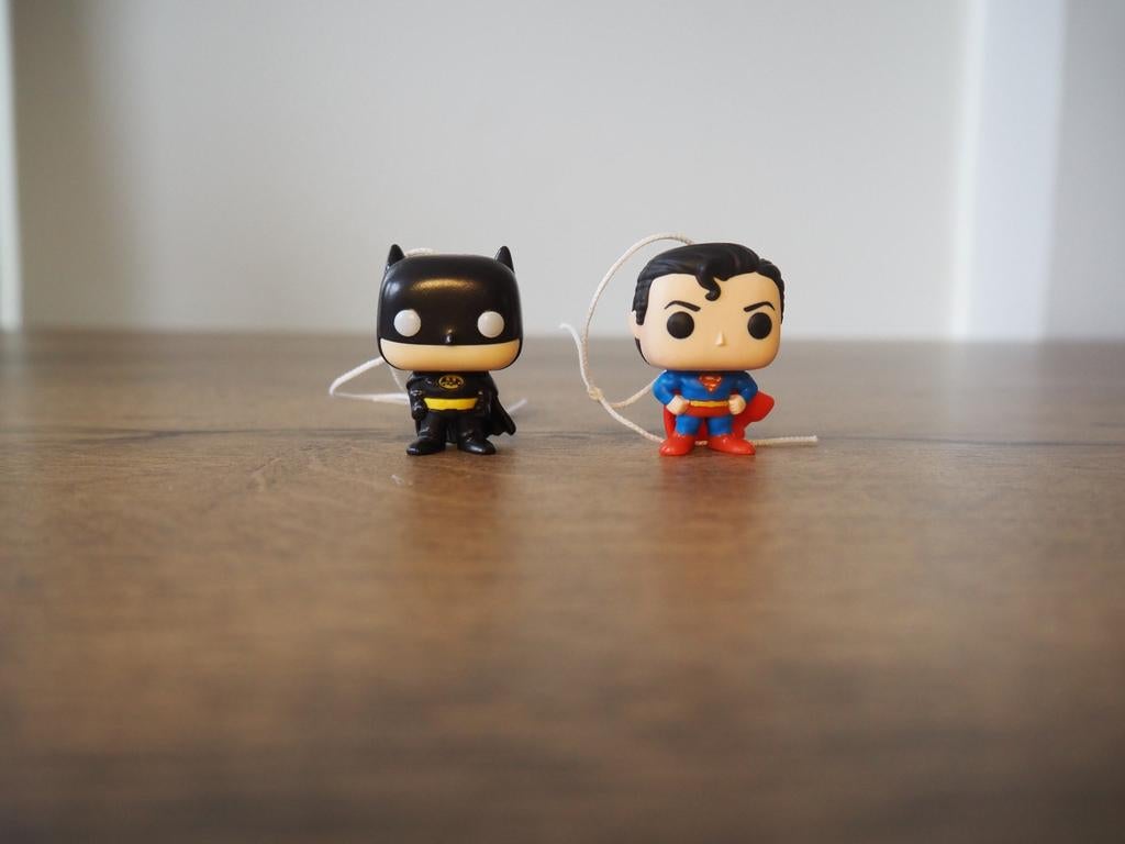 DC batman and superman ornaments, Ophalen of Verzenden