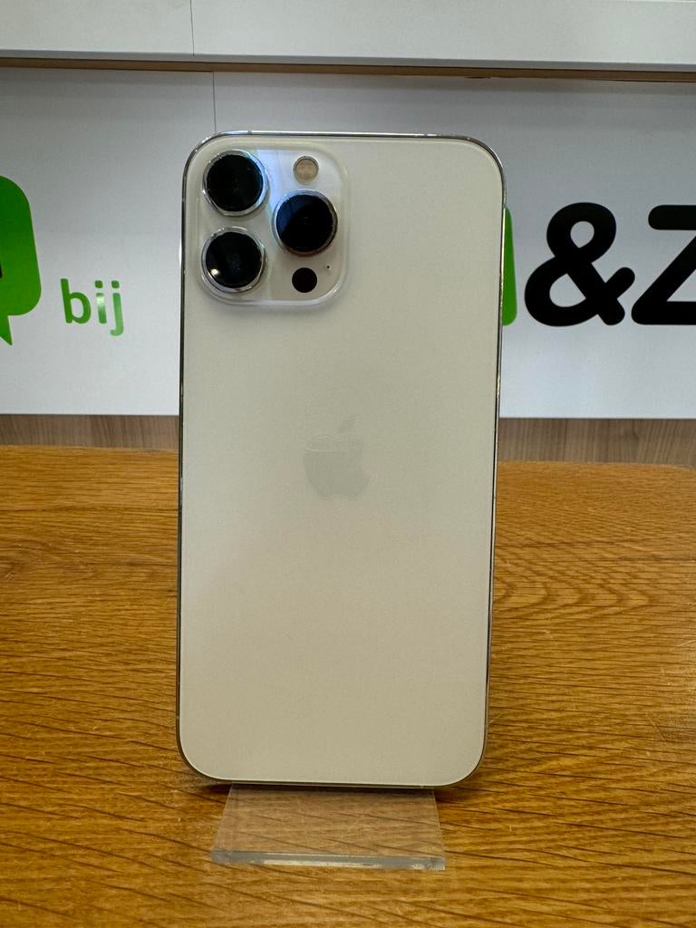 Apple iPhone 13 Pro Max 128GB Goud - 2e hands - 100%, Telecommunicatie, Mobiele telefoons | Apple iPhone, Zo goed als nieuw, 128 GB