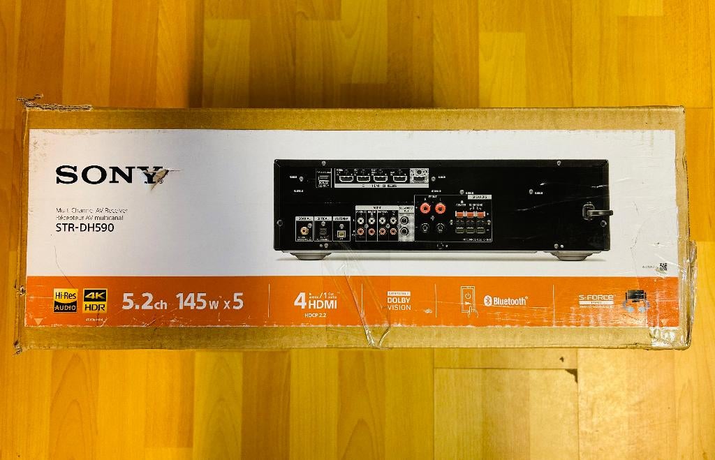 Sony STR DH590 Theatersystemen, Audio, Tv en Foto, Versterkers en Receivers, Ophalen of Verzenden, Nieuw, 120 watt of meer, Sony