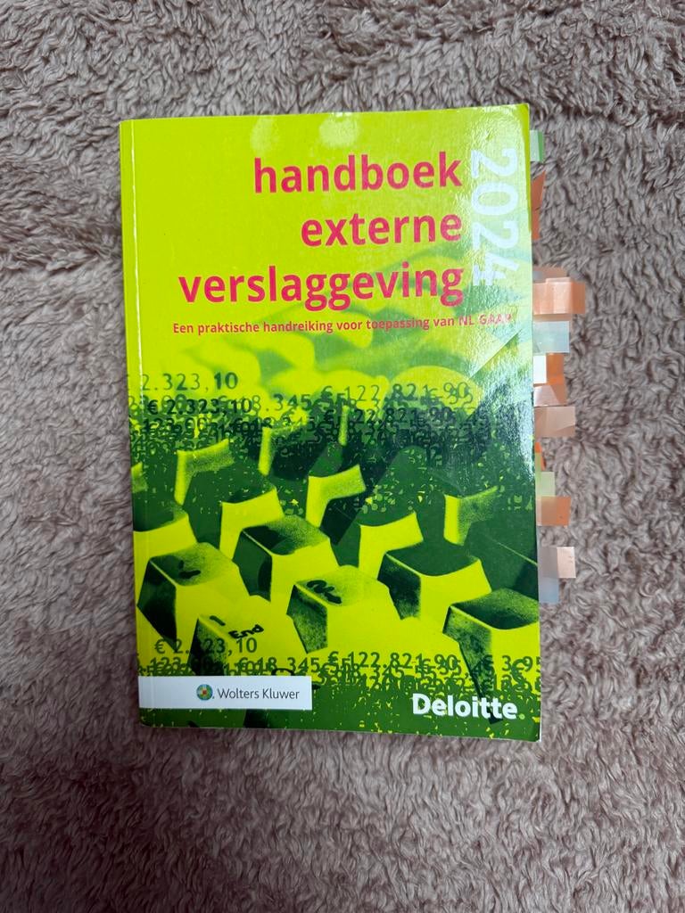 Handboek Externe Verslaggeving 2024 HBO Accountancy, Ophalen of Verzenden, Gelezen, Accountancy en Administratie