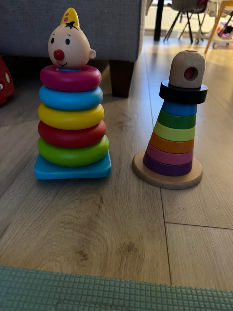 Stapelringen, Stapeltoren, Activiteitenpuzzel, Ophalen of Verzenden, Zo goed als nieuw, Speelset