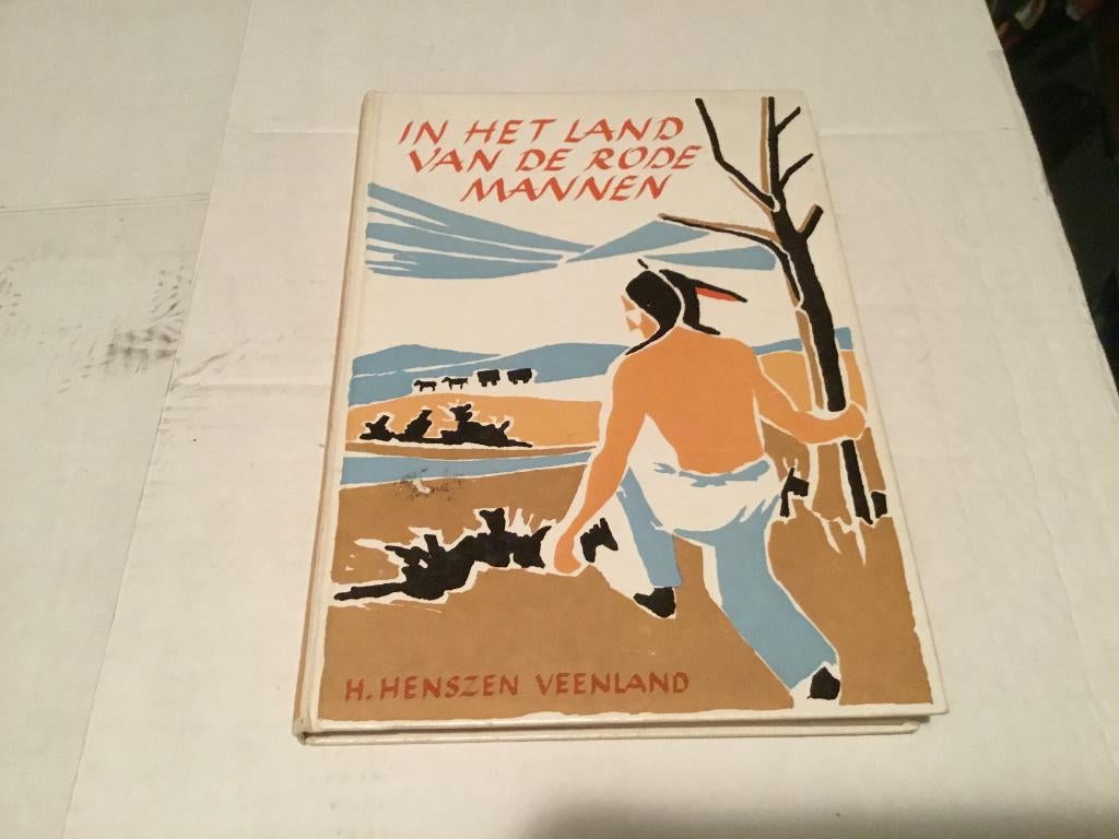Indianen roman - In het land van de rode mannen, Ophalen of Verzenden, Zo goed als nieuw