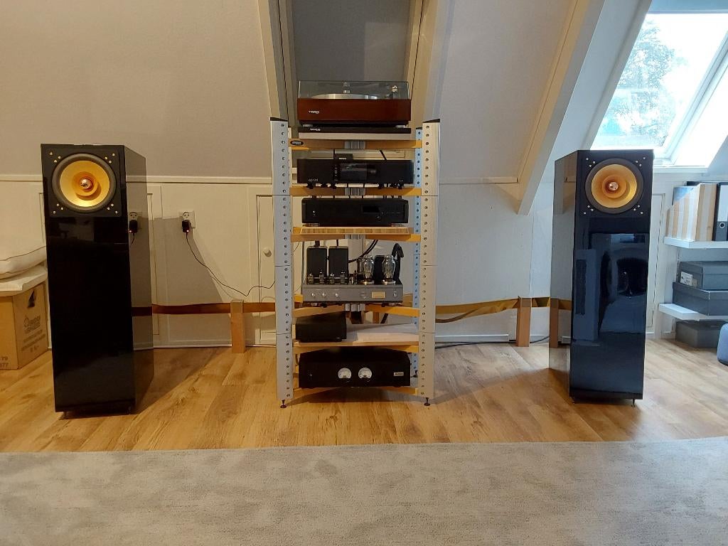 Cube Audio Nenuphar V2 te koop, Audio, Tv en Foto, Luidsprekers, Zo goed als nieuw, Minder dan 60 watt, Front, Rear of Stereo speakers
