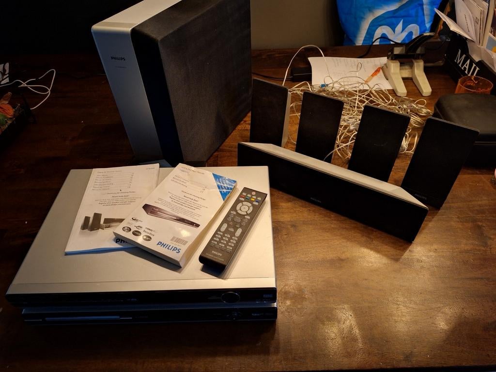 Philips HDD DVD Recorder & AV Receiver Systeem, Philips, Gebruikt, 70 watt of meer, Ophalen of Verzenden