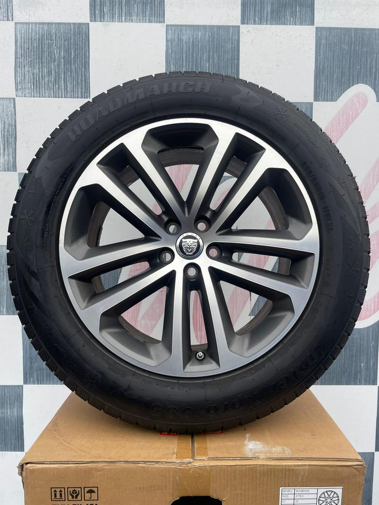 19 inch Originele F-space Jaguar velgen 5x108 + winterbanden, 19 inch, Velg(en), Nieuw, 235 mm