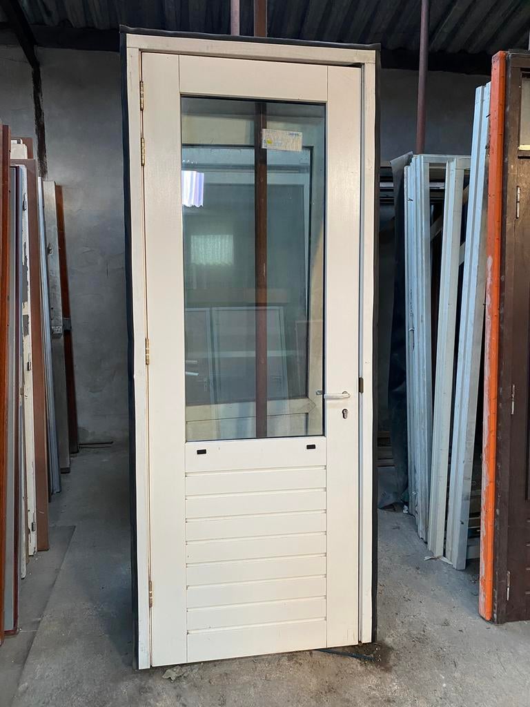 Achterdeur met kozijn (B83xH237) NIEUW, Ophalen, 80 tot 100 cm, 215 cm of meer, Nieuw