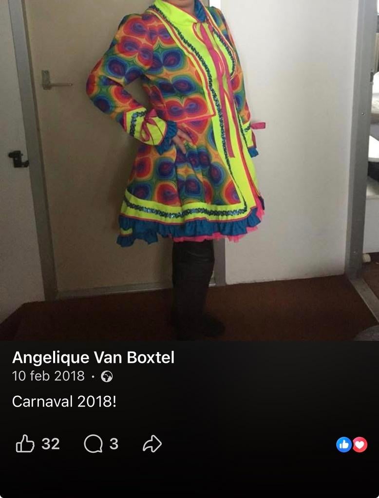 Carnavalsjas Maat M/L, Carnaval, Kleding, Gedragen, Ophalen
