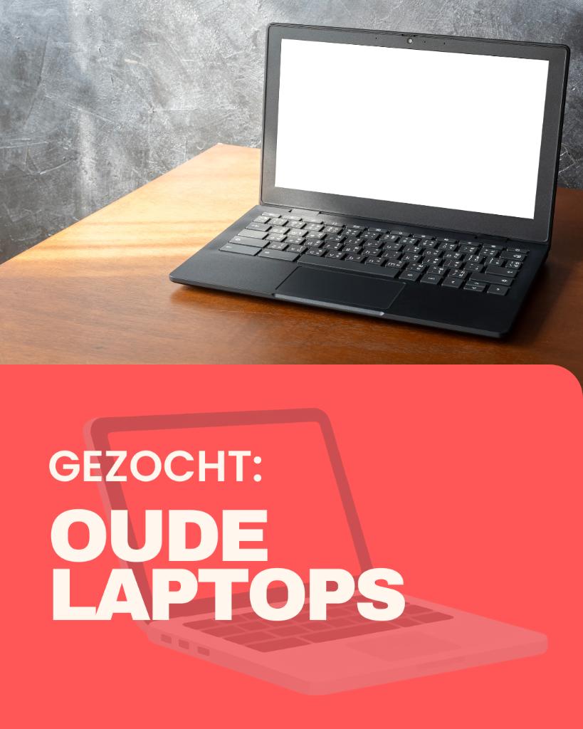 Gezocht: (Oude) Laptops, Ophalen of Verzenden, 15 inch, Onbekend