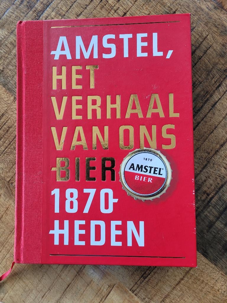 BOEK AMSTEL HET VERHAAL VAN ONS BIER, Verzamelen, Biermerken, Ophalen of Verzenden, Zo goed als nieuw, Overige typen, Amstel