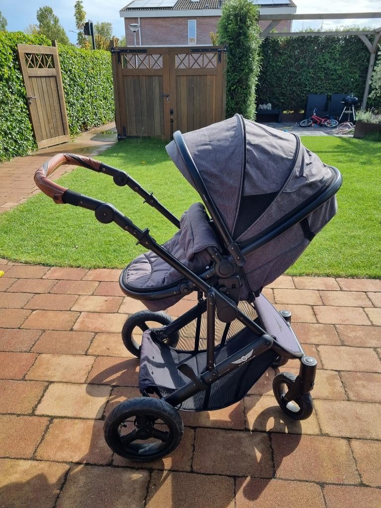Sleeworld 3 in 1 kinderwagen + autostoel + isofix basis, Gebruikt, Luchtbanden, Combiwagen, Ophalen