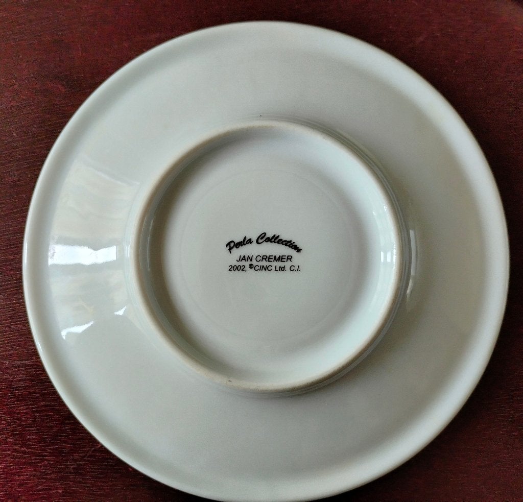 Schoteltje Jan Cremer Perla Collection, Verzamelen, Verzenden, Zo goed als nieuw, Porselein, Kop en/of schotel