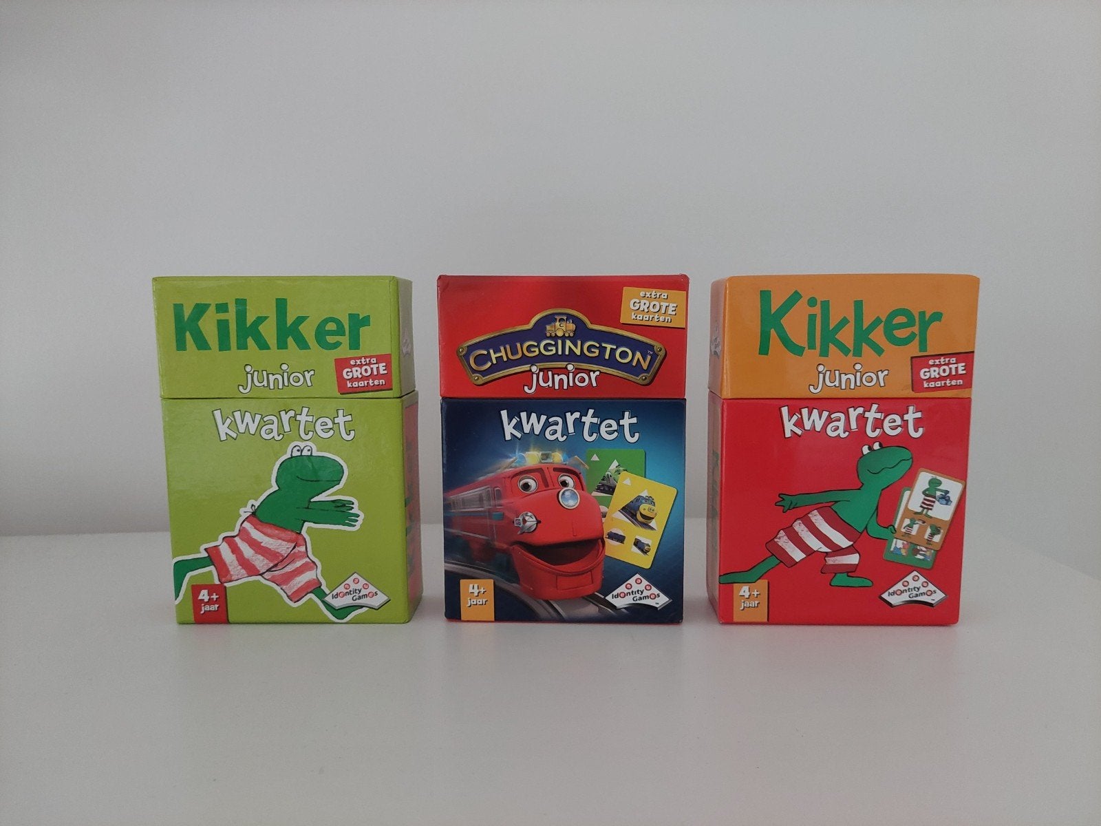 Kikker en Chuggington kwartet spellen, Ophalen of Verzenden, Zo goed als nieuw, Jongen of Meisje