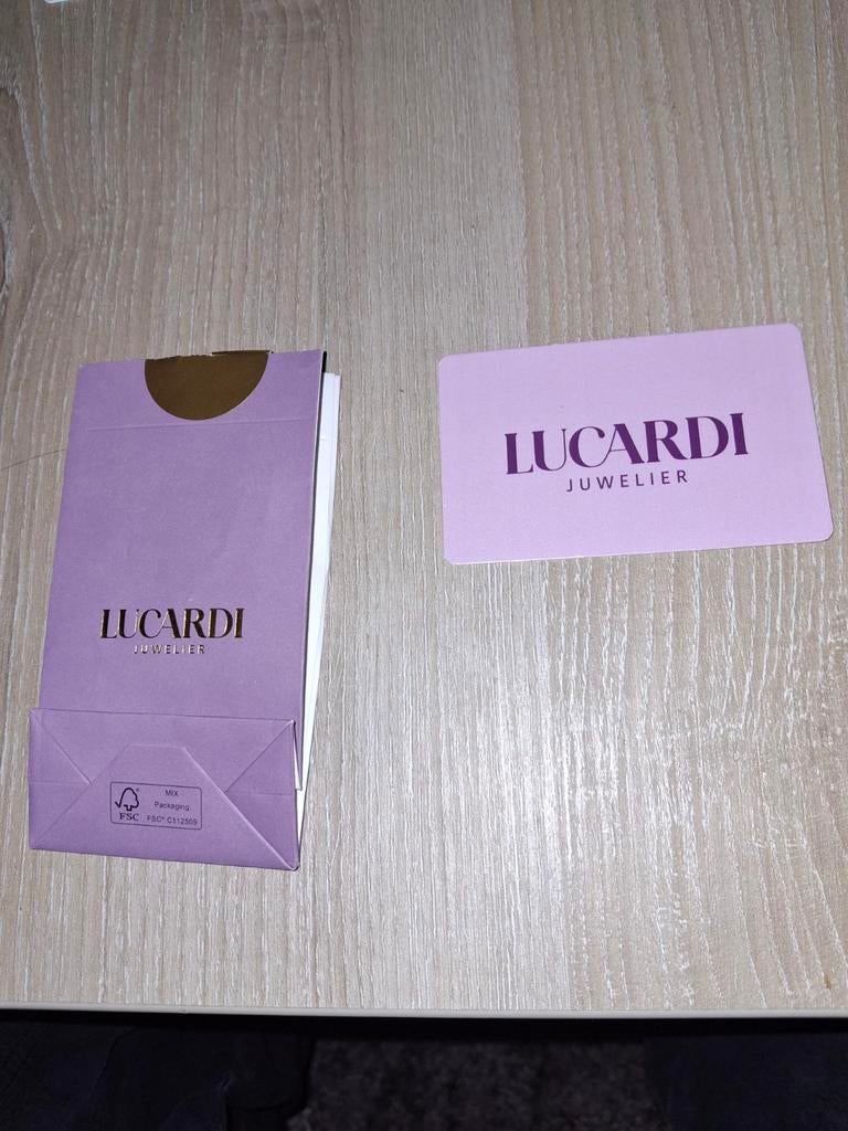 kadokaart lucardi, Tickets en Kaartjes, Kortingen en Cadeaubonnen, Eén persoon, Cadeaubon