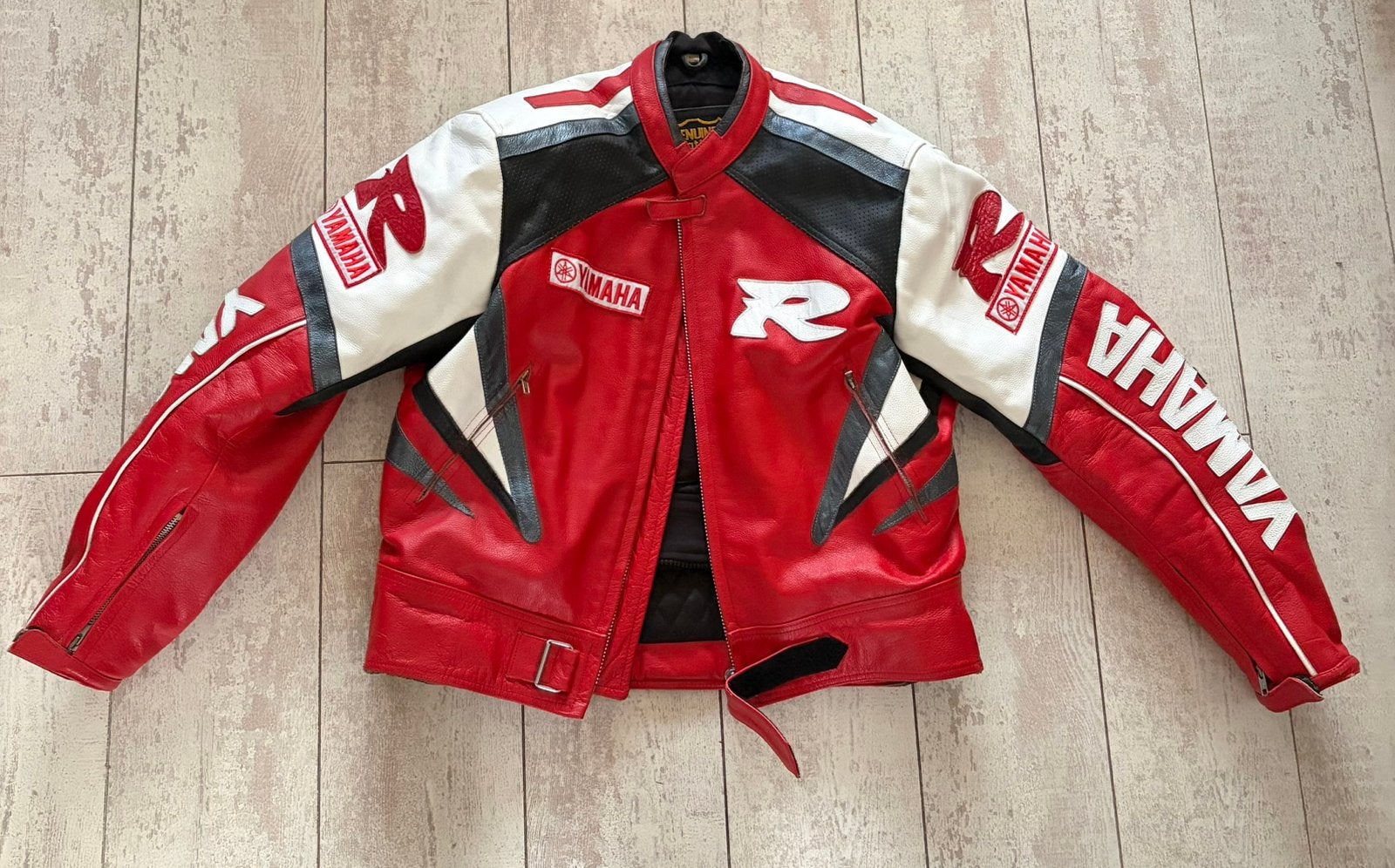 Yamaha leren motorjas, Ophalen of Verzenden, Tweedehands, Jas | leer