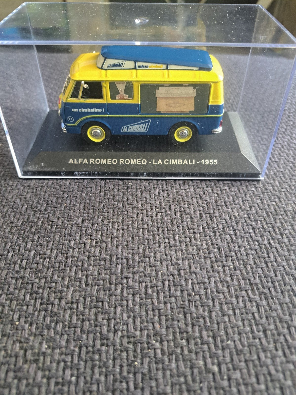 atlas model alfa romeo-romeo la cimbali 1955, Overige merken, Auto, Atlas, Ophalen of Verzenden