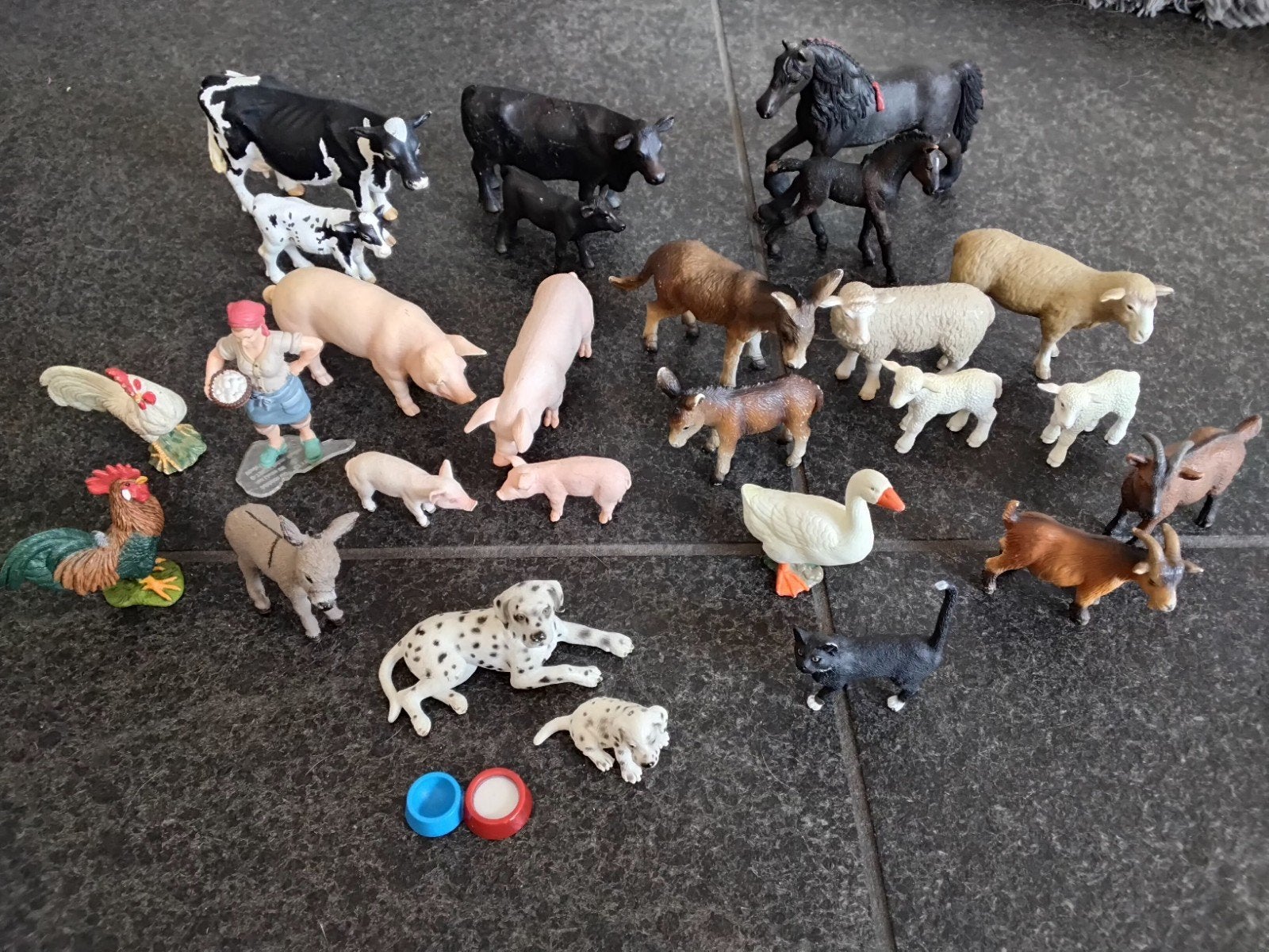 Schleich boerderijdieren, set van 26 stuks., Ophalen of Verzenden, Zo goed als nieuw