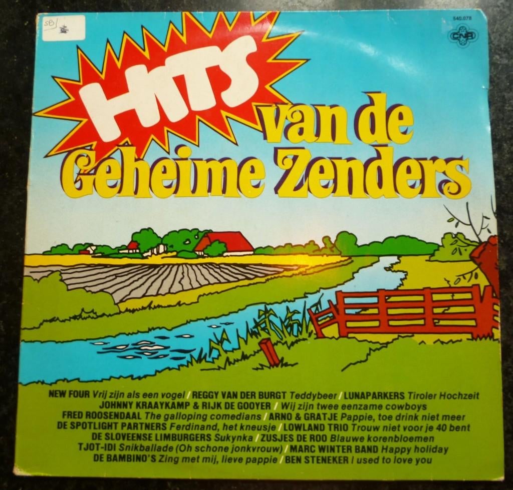 LP Piratenmuziek HITS VAN DE GEHEIME ZENDERS, Cd's en Dvd's, Gebruikt, Ophalen of Verzenden, 1970 - 1979, Levenslied of Smartlap