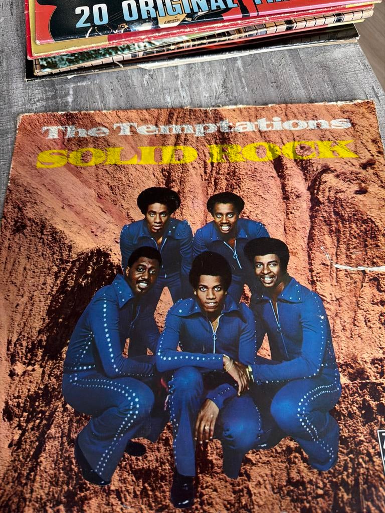 The Temptations - Solid Rock LP (1972), Ophalen, 1970 - 1979, Gebruikt, 12 inch