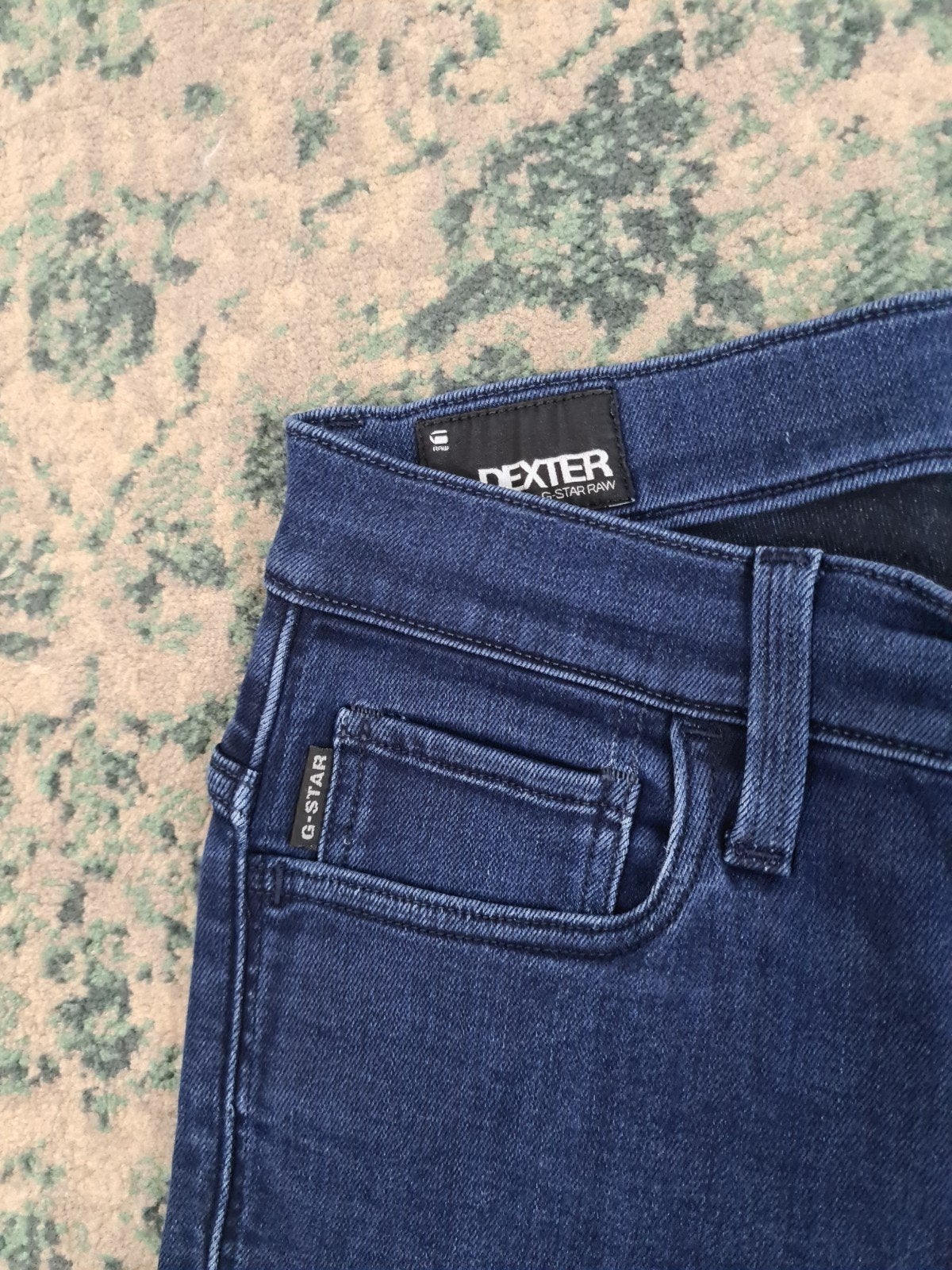G-star dexter super slim W29 L32 Tulsi2932 Blauw Mid-rise, Blauw, Ophalen of Verzenden, W28 - W29 (confectie 36), G-STAR RAW