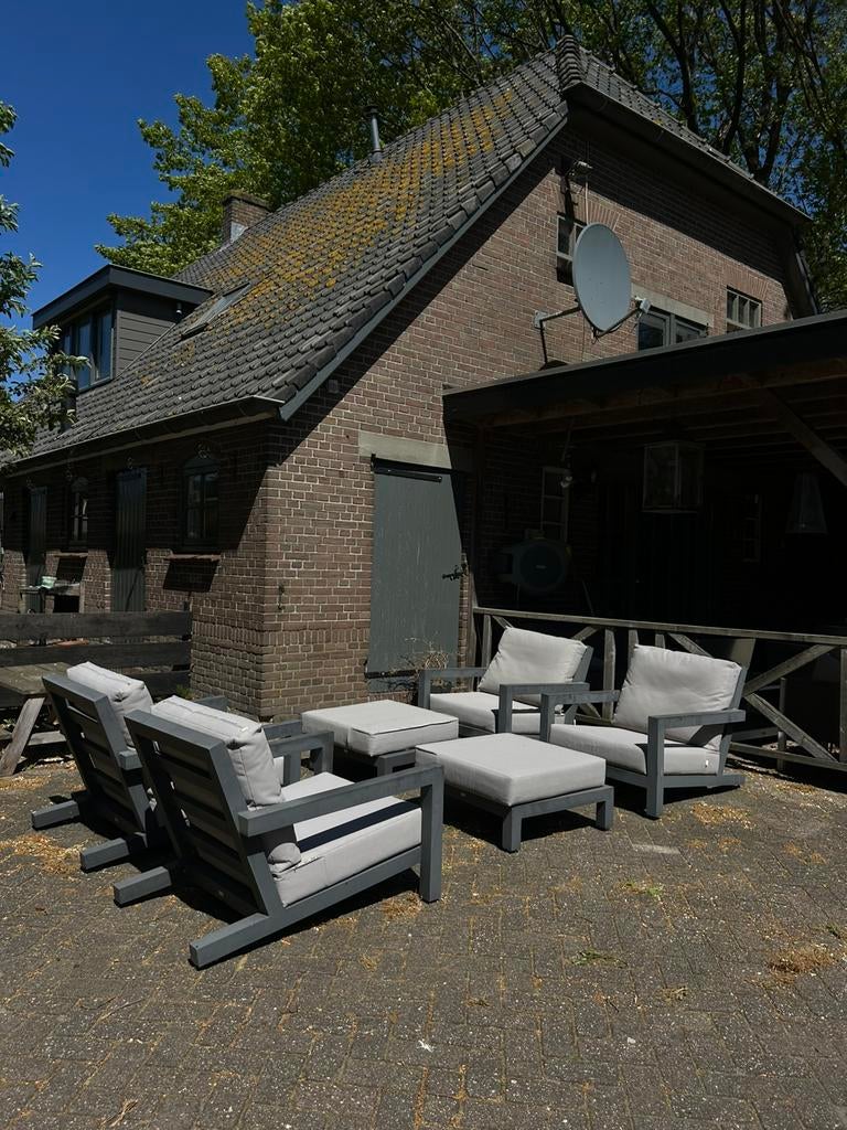 LIFE all weather loungeset / tuinset, Ophalen, Gebruikt, Aluminium, Stoel