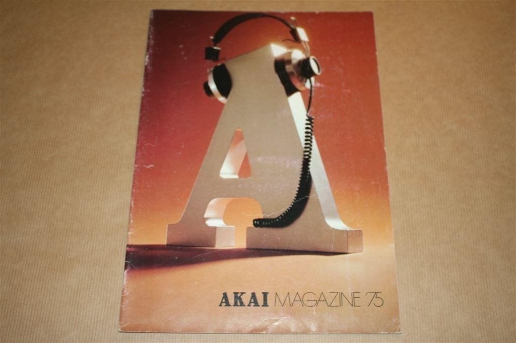 Catalogus - Akai Audioapparatuur 1975 !!, Ophalen of Verzenden, Zo goed als nieuw