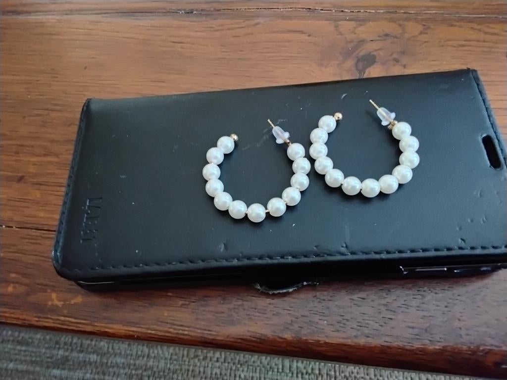Mooie criolen met parels, Ophalen of Verzenden