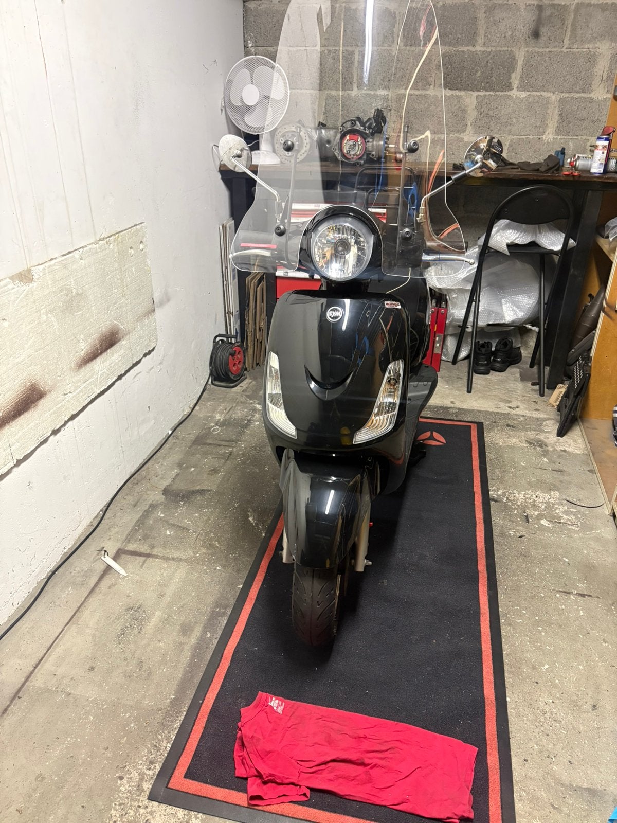 Sym Fiddle 2 2019 5609km, Ophalen, Maximaal 45 km/u, 49 cc, Zo goed als nieuw