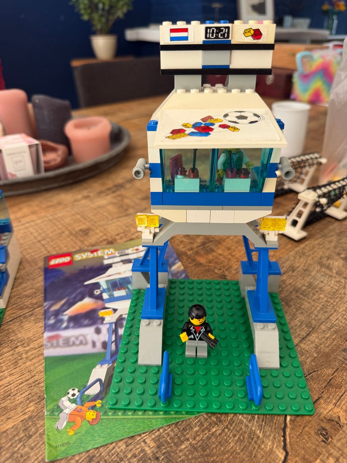 Lego Set 3310: Voetbalstadion  pers tribune, Gebruikt, Overige thema's, Lego, Ophalen of Verzenden