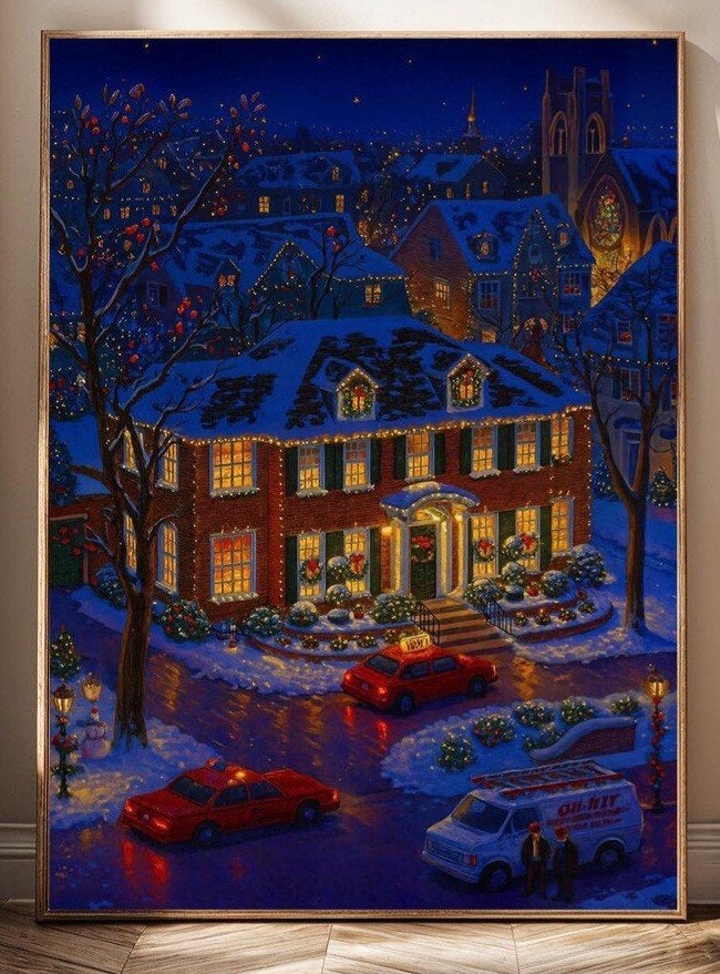 home alone, Verzamelen, Posters, Ophalen of Verzenden, Zo goed als nieuw, A1 t/m A3, Film en Tv