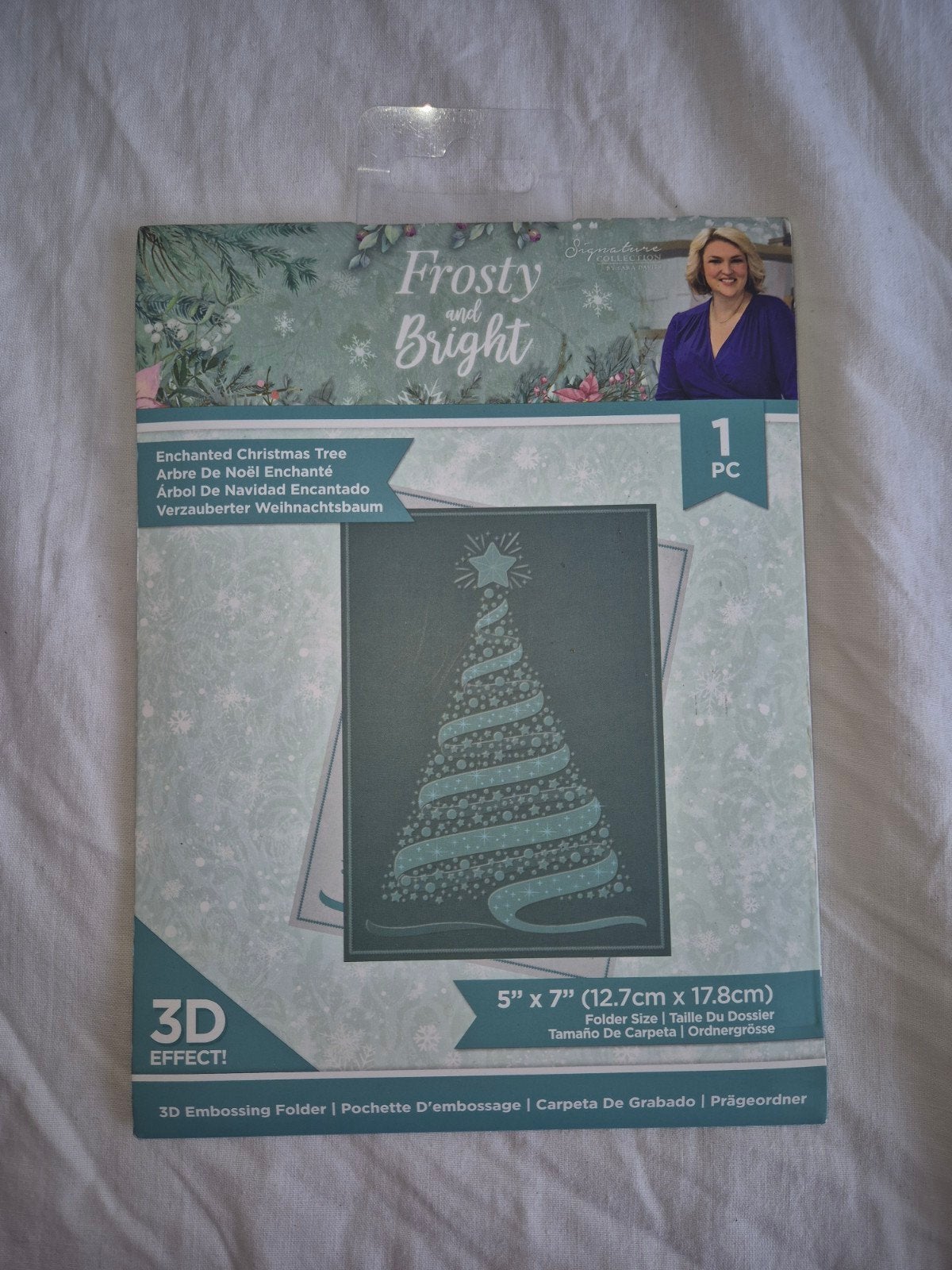 Nieuwe 3D Embossingfolder Kerstboom, Ophalen of Verzenden, Nieuw, Kerst, Pons of Mal