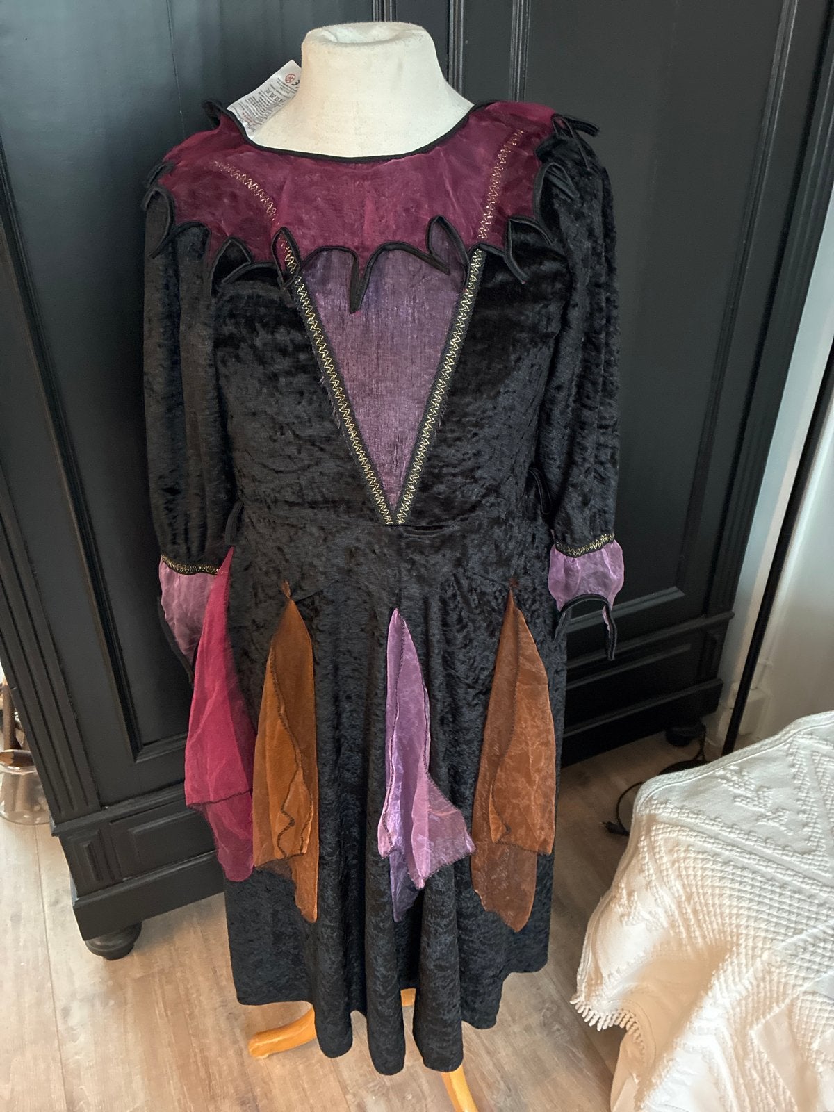 Halloween Heksenjurk Maat 164, Ophalen of Verzenden, Gebruikt, 158 t/m 164, Meisje