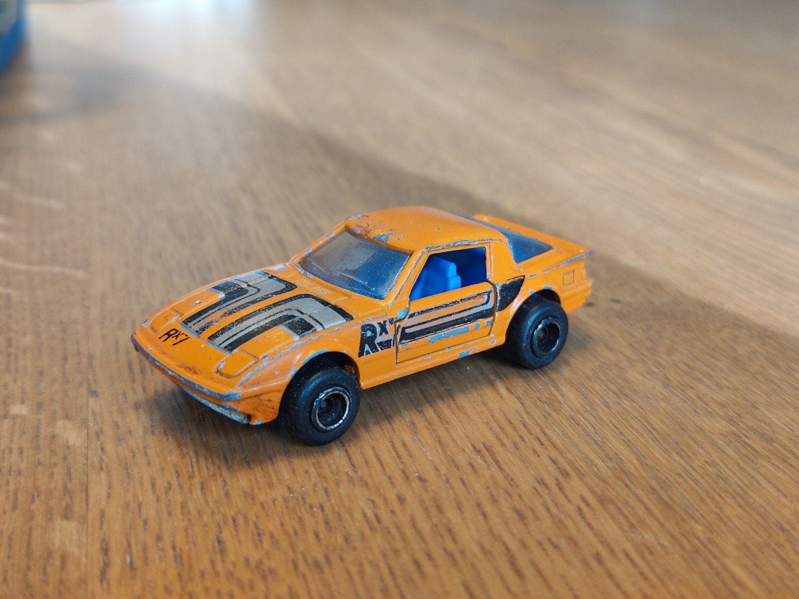 Majorette Mazda RX 7 ORANJE, Ophalen of Verzenden, Zo goed als nieuw, Auto