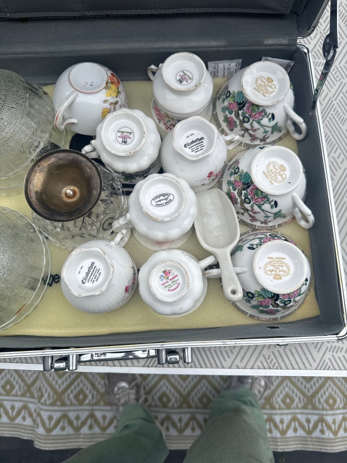 Vintage theekopjes en schotels - diverse merken, Antiek en Kunst, Ophalen of Verzenden